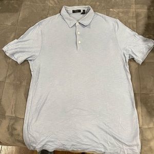 Theory polo light blue